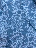 Benetton dun katoen blousje grijs wit gebloemd mt 92, United Colors of Benetton, Meisje, Overhemd of Blouse, Ophalen of Verzenden
