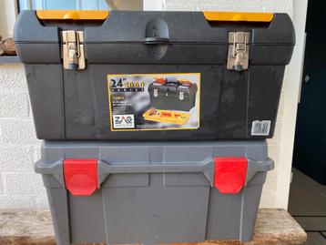 2 Grote Gereedschapskoffers - ZAG & Onbekend beschikbaar voor biedingen