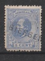 postzegel NVPH 19 Willem III langstempel "GIESSEN" 1872., Postzegels en Munten, Postzegels | Nederland, T/m 1940, Verzenden, Gestempeld