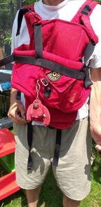 Mooie rode Kipling draagzak, Kinderen en Baby's, Overige merken, Buik of Rug, Ophalen of Verzenden, Zo goed als nieuw