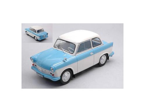 Trabant P50 blauw/wit, Hobby en Vrije tijd, Modelauto's | 1:24, Nieuw, Auto, Overige merken, Ophalen of Verzenden