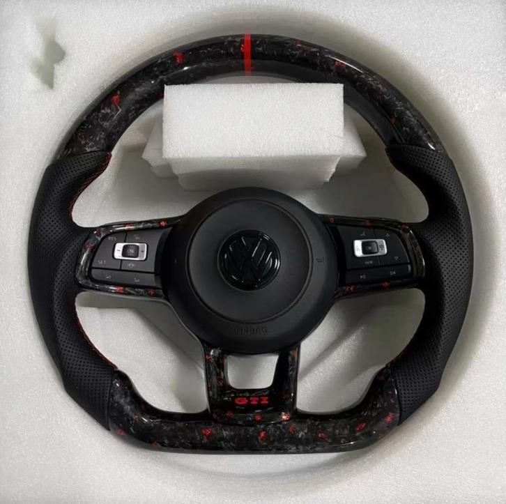 Golf 7,5R/GTI/GTE carbon stuur *NIEUW*, Auto diversen, Tuning en Styling, Ophalen of Verzenden