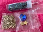 Miyuki rocailles rvs ster Swarovski hart en glaskraaltjes, Ophalen of Verzenden, Zo goed als nieuw, Kraal