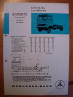 Mercedes LP LPK LPS 913 Technische Specificatie folder 1974, Ophalen, Mercedes, Zo goed als nieuw, Mercedes-Benz