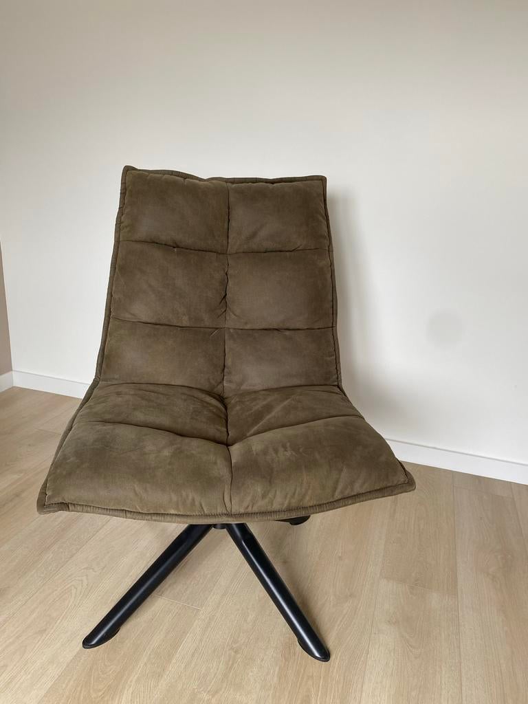 Groene Draaibare Stoel - Zo Goed Als Nieuw!, Ophalen, Overige kleuren, Zo goed als nieuw, Eén