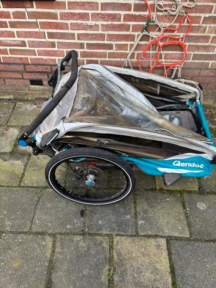 Fietskar loopkar nu voor 70 euro koopje, Fietsen en Brommers, Fietsaccessoires | Aanhangers en Karren, Kinderkar, 40 tot 60 kg