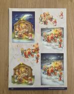 3D knipvel kerst kids stalletje (2), Hobby en Vrije tijd, Kaarten | Zelf maken, Ophalen, Nieuw, Kerst, Knipvel