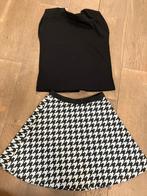 Rokje Persival zwart wit met zwart shirtje Geisha 152 158, Ophalen of Verzenden, Zo goed als nieuw, Meisje, Jurk of Rok