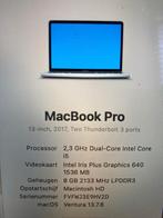MacBook Pro 13 I5 2,3, Computers en Software, Apple Macbooks, 2 tot 3 Ghz, Qwerty, 8 GB, 13 inch