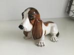 Italiaans beeld, hond, vintage hondenbeeld, Engelse Basset, Ophalen of Verzenden