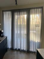Vitrage transparant vicenza grijs 237x247, Ophalen, 200 cm of meer, Nieuw, 200 cm of meer