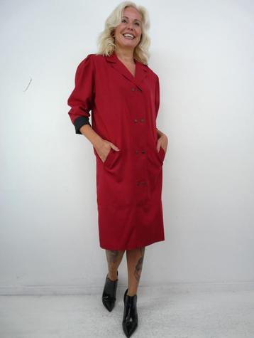 *Abfab Vintage Wollen Robe Manteau 40* beschikbaar voor biedingen