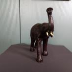 Grote zeer decoratieve leren olifant, Huis en Inrichting, Ophalen of Verzenden
