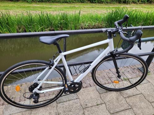 Witte jongens/meisjes racefiets, Fietsen en Brommers, Fietsen | Racefietsen, Zo goed als nieuw, Overige merken, Overige maten