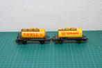 Marklin 2 x Shell wagonentjes, Wisselstroom, Wagon, Ophalen of Verzenden, Zo goed als nieuw