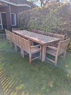 Teakhouten tuinset., Tuin en Terras, Tuinsets en Loungesets, Teakhout, Ophalen