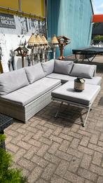 Loungesetje uitschuifbaar, Tuin en Terras, Tuinsets en Loungesets, Ophalen, Zo goed als nieuw, Bank