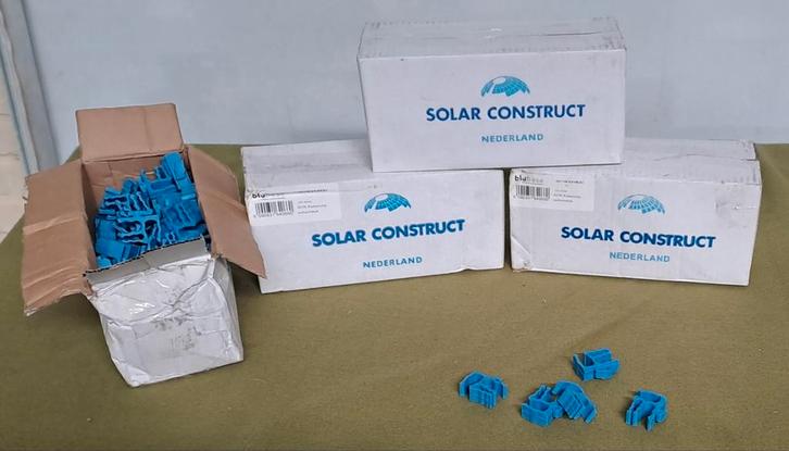 400 stuks SCN kabelclips schuindak Solar Construct, Doe-het-zelf en Verbouw, Hang- en Sluitwerk, Nieuw, Overige typen, Overige materialen