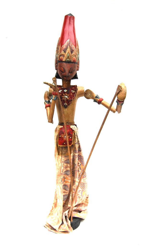 Indonesische Wayang Golek., Verzamelen, Overige Verzamelen, Gebruikt, Ophalen of Verzenden