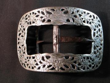 Schoengesp antiek zilver Meppel J. Jonker 1863. 2094 beschikbaar voor biedingen