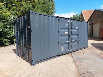 20 ft A-kwaliteit container extra zijdeuren  beschikbaar voor biedingen