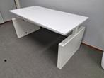 Vepa RW slinger bureau witte wangpoot + grijs blad, Huis en Inrichting, Bureaus, Postbus, In hoogte verstelbaar, Ophalen of Verzenden