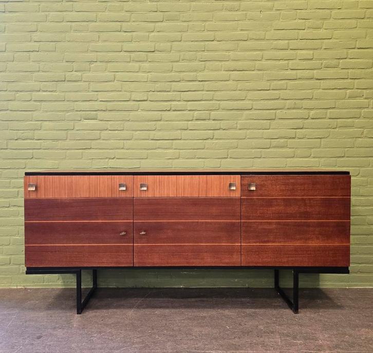 Vintage sideboard, Huis en Inrichting, Kasten | Dressoirs, Gebruikt, 50 tot 100 cm, 25 tot 50 cm, Ophalen