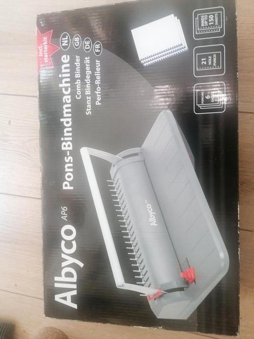 Albyco AP6 Pons-Bindmachine - Nieuw in doos!, Hobby en Vrije tijd, Knutselen, Ophalen of Verzenden