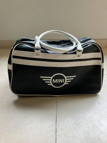 Mini Cooper duffelbag weekendtas sporttas tas zwart wit beschikbaar voor biedingen