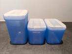 3x ladebus / voorraaddozen Tupperware, Ophalen of Verzenden