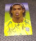 Ronaldinho # Brazilie - foto 10x15cm handtekening (print), Verzamelen, Sportartikelen en Voetbal, Verzenden, Nieuw, Buitenlandse clubs