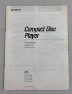 Sony CDP-390 CDP-190 CDP-M39 CDP-M19 Instructions Compact Di