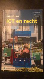 Inleiding ICT en recht, Boeken, Overige wetenschappen, Ophalen of Verzenden, Zo goed als nieuw, S.L. Gellaerts - C.M. Jobse