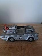 Vintage blikken speelgoed gewapende auto tw106, Ophalen of Verzenden