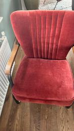 Stoel fauteuil, Huis en Inrichting, Fauteuils, Ophalen, Gebruikt, 75 tot 100 cm, Stof
