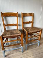 Stoeltjes, Huis en Inrichting, Stoelen, Ophalen, Gebruikt, Bruin, Twee