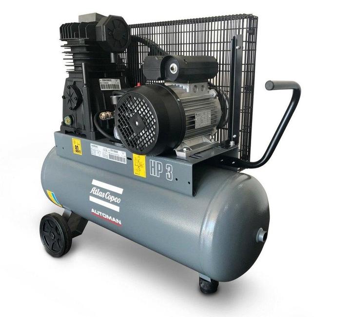 Atlas Copco HP3 Compressor - Krachtige luchtcompressor, Doe-het-zelf en Verbouw, Compressors, Zo goed als nieuw, 6 tot 10 bar