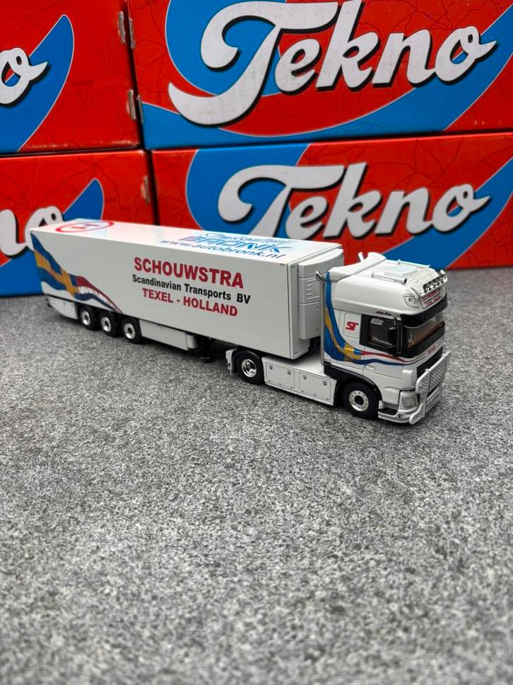 WSI DAF XF Schouwstra Texel, Hobby en Vrije tijd, Modelauto's | 1:50, Zo goed als nieuw, Bus of Vrachtwagen, Wsi, Ophalen of Verzenden