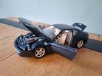 Ferrari 456gt donkerblauw, Hobby en Vrije tijd, Modelauto's | 1:18, Ophalen of Verzenden, Bburago
