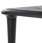 Zwarte massief mango hout eettafel Jiska 140x140cm