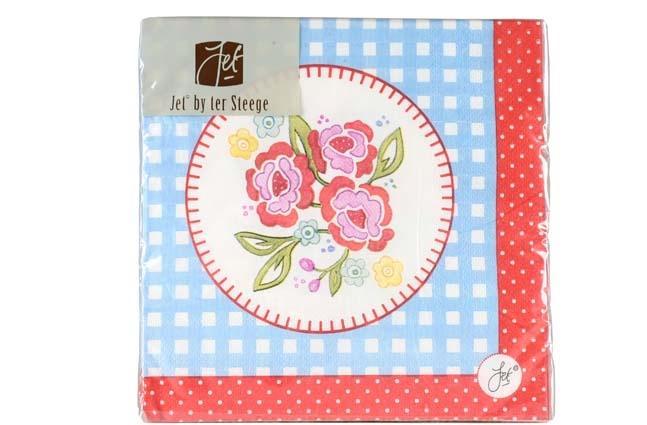 Servetten Jet C'est la Vie servies, Huis en Inrichting, Keuken | Servies, Nieuw, Overige typen, Overige stijlen, Overige materialen