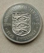 Jersey, 5 shillings 1966, Ophalen of Verzenden, Overige landen, Losse munt