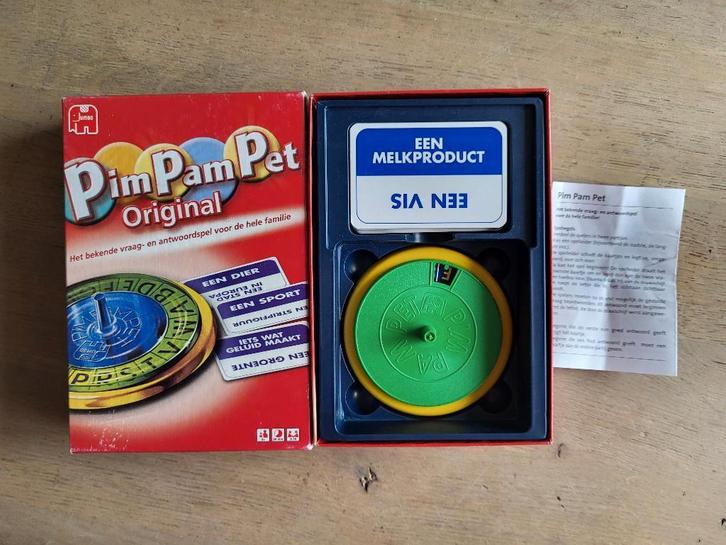 spel Pim pam pet original, Hobby en Vrije tijd, Gezelschapsspellen | Bordspellen, Gebruikt, Een of twee spelers, Drie of vier spelers