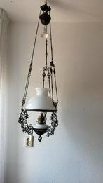 Ouderwetse olielamp omgebouwd naar Electra, Antiek en Kunst, Ophalen