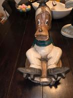 Goofy houten Beeld ca 32cm hoog, Ophalen, Goofy of Pluto, Gebruikt, Beeldje of Figuurtje