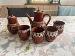 Vintage Bulgaars aardewerk theeservies koffieservies servies, Overige stijlen, Zo goed als nieuw, Verzenden