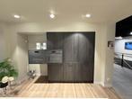 Moderne glans witte designkeuken, Ophalen, Wit, Overige typen, Graniet of Steen