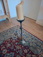 Vintage Kaarshouder - Metaal, Ophalen, Gebruikt, Grijs, Metaal