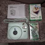 instax Fujifilm mini 12 instant polaroid camera, Mint Green, Audio, Tv en Foto, Fotocamera's Analoog, Ophalen of Verzenden, Zo goed als nieuw