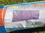 Windscherm oranje blauw Sunwave, Caravans en Kamperen, Windschermen, Ophalen of Verzenden, Zo goed als nieuw